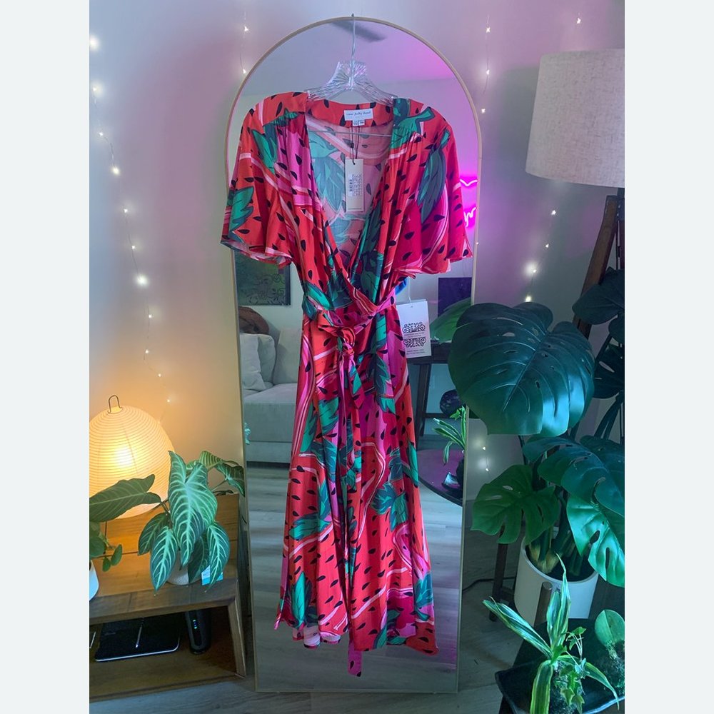 NWT Never Fully Dressed Strawberry Zsa Zsa Dress - Curve